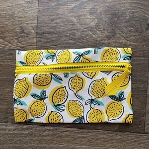 Ipsy Citrus Burst Pouch with Yellow Accents